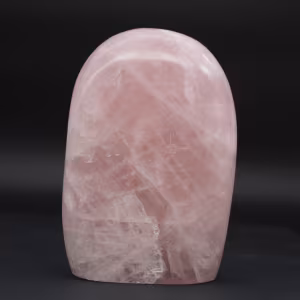Quartz rose forme libre