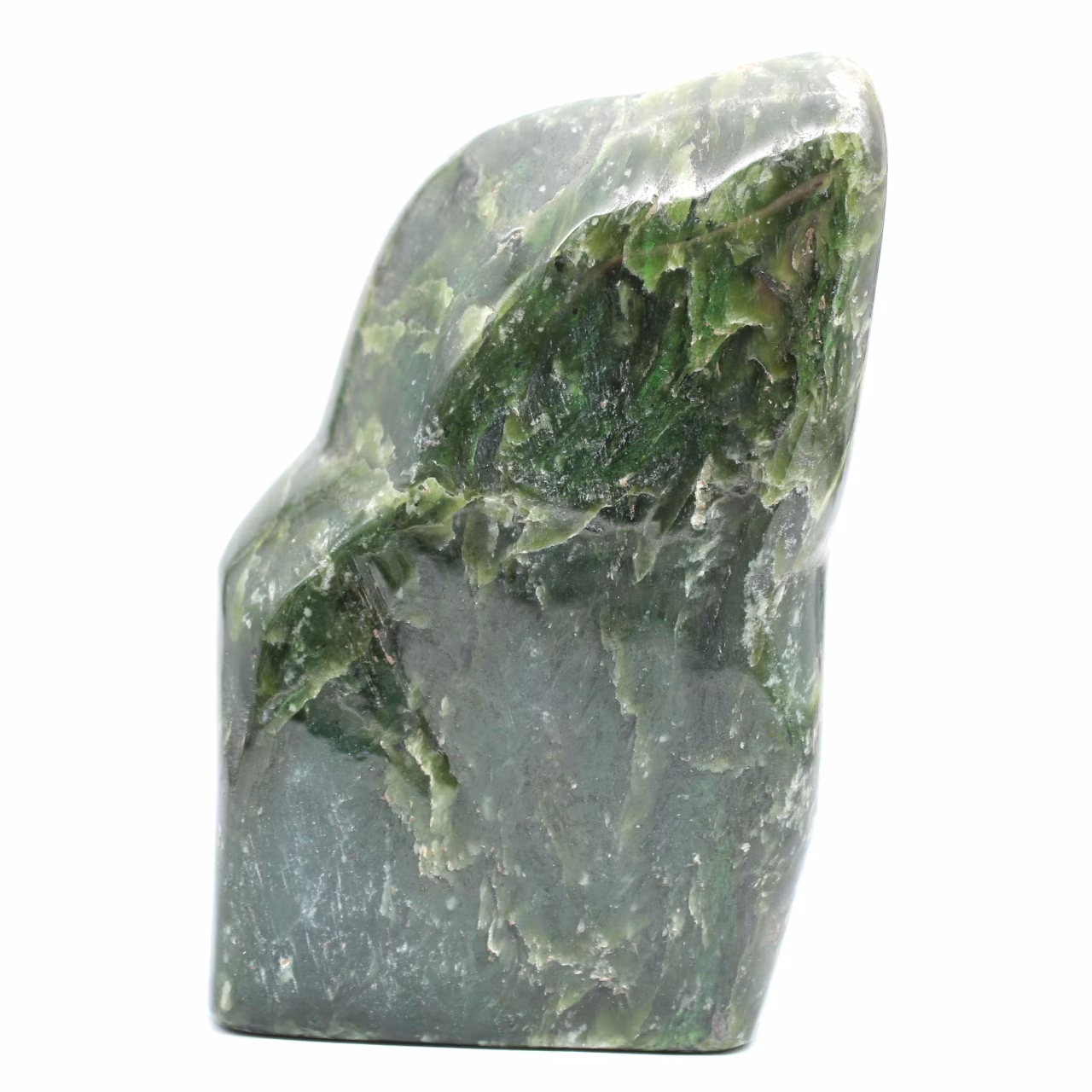 Jade néphrite roche polie