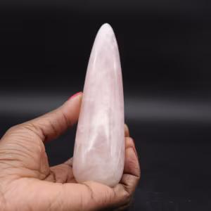 Bâton de massage en quartz rose