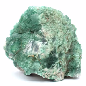 Cristallisation cubique de fluorite de madagascar