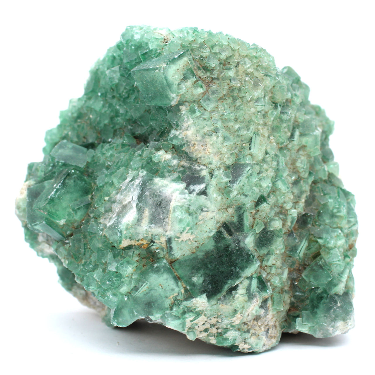 Cristallisation cubique de fluorite de madagascar