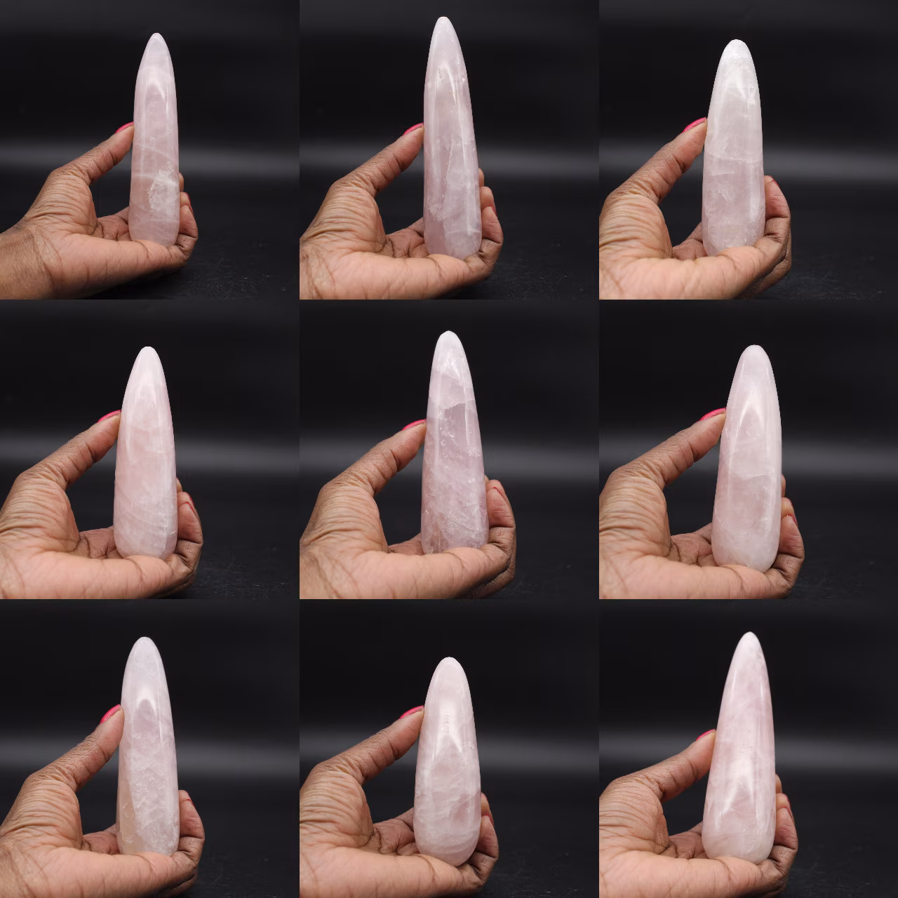 Bâton en quartz rose