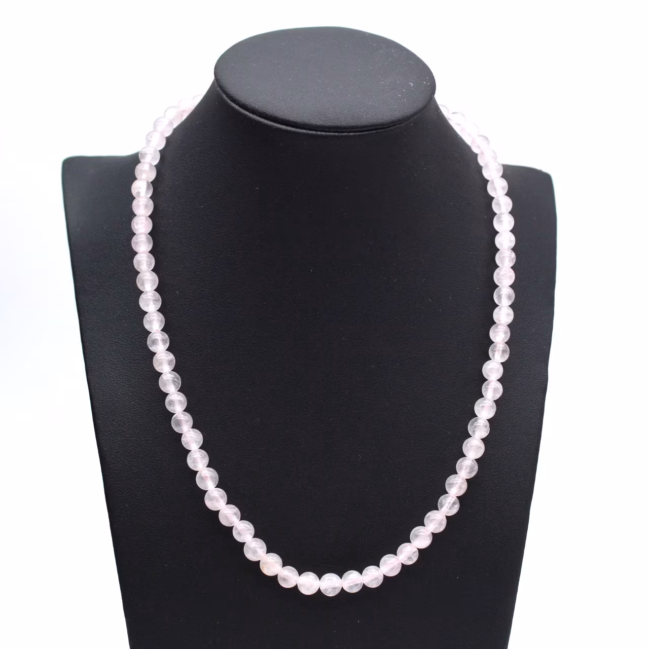 Collier en quartz rose