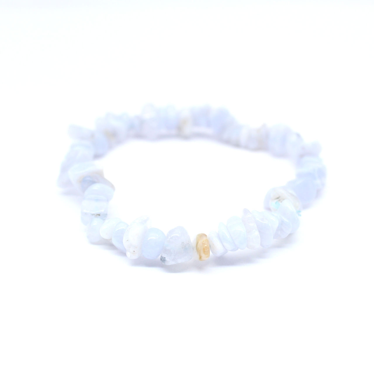 Bracelet calcédoine bleue
