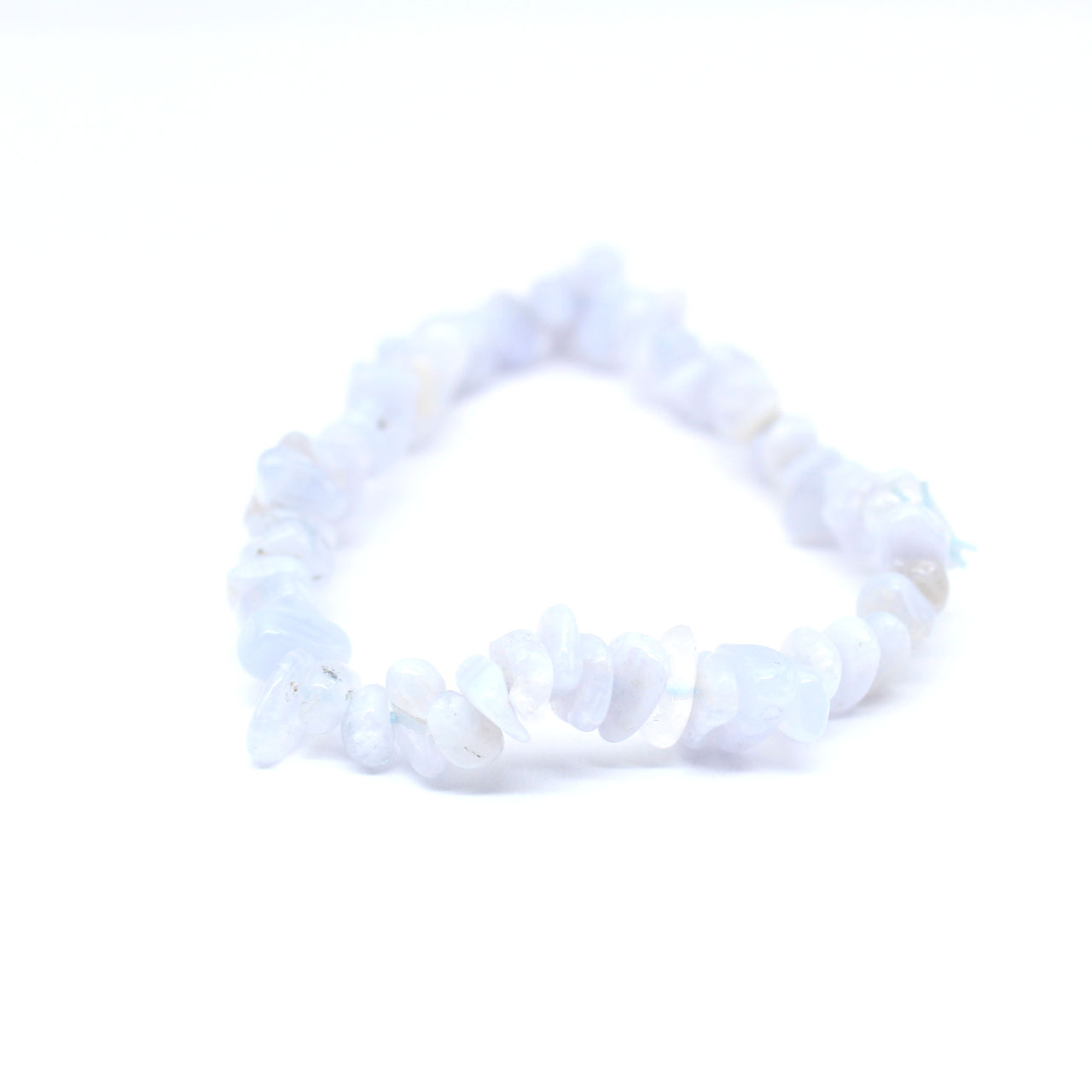 Bracelet calcédoine bleue