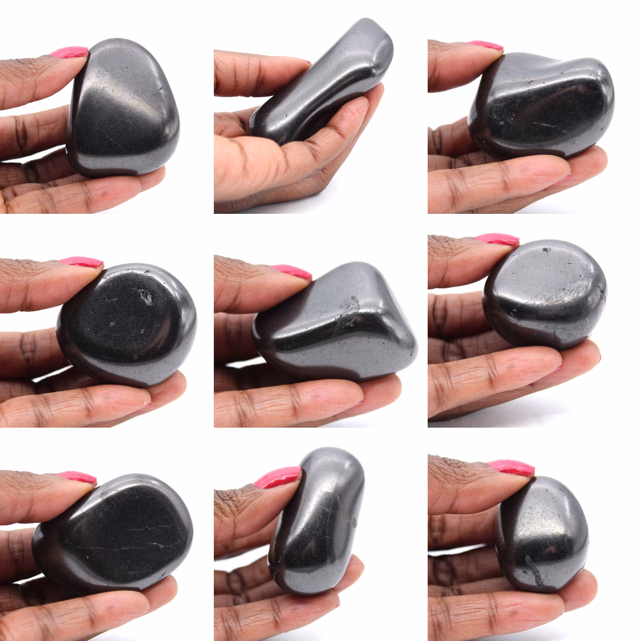 Pierre polie en shungite