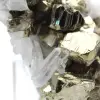 Grands cristaux de pyrite avec calcite - 6