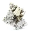 Pyrite sur gangue avec calcite et quartz - 1