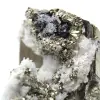 Pyrite sur gangue avec calcite et quartz - 8