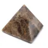 Pyramide en pierre de microcline de Madagascar - 0