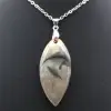 Pendentif flamme jaspe imprimé - 1