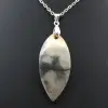 Pendentif flamme jaspe imprimé - 2