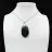 Pendentif tourmaline noire