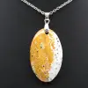 Pendentif en japse orbiculaire - 2