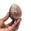 Oeuf en pierre de lune noire - 0