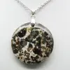 Pendentif rond jaspe orbiculaire - 2