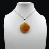 Pendentif goutte en cornaline - 1