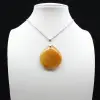 Pendentif goutte en cornaline - 1