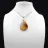 Pendentif goutte en cornaline