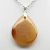 Pendentif goutte en cornaline - 2