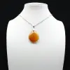 Pendentif goutte en cornaline - 4