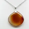Pendentif goutte en cornaline - 2