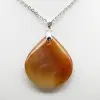 Pendentif goutte en cornaline - 2