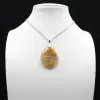 Pendentif goutte en cornaline - 0