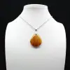 Pendentif goutte en cornaline - 5