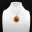 Pendentif goutte en cornaline — 5
