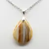 Pendentif goutte en cornaline - 2
