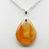 Pendentif goutte en cornaline - 2