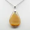 Pendentif goutte en cornaline - 2