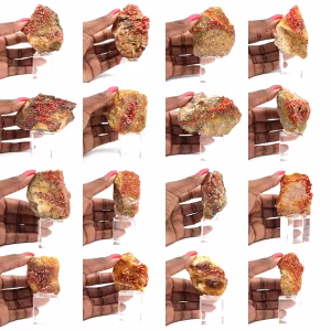 Cristaux de pierre de vanadinite
