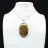 Pendentif Oval en opale verte