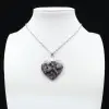 Pendentif Cœur en Lépidolite - 1