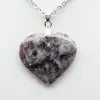 Pendentif Cœur en Lépidolite - 2