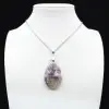 Pendentif Goutte en Lépidolite - 2
