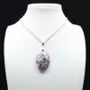 Pendentif Goutte en Lépidolite - 3
