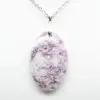 Pendentif Oval en Lépidolite - 2