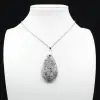 Pendentif Goutte en Lépidolite - 5