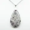 Pendentif Goutte en Lépidolite - 2
