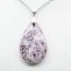Pendentif Goutte en Lépidolite - 2