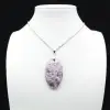 Pendentif Goutte en Lépidolite - 9