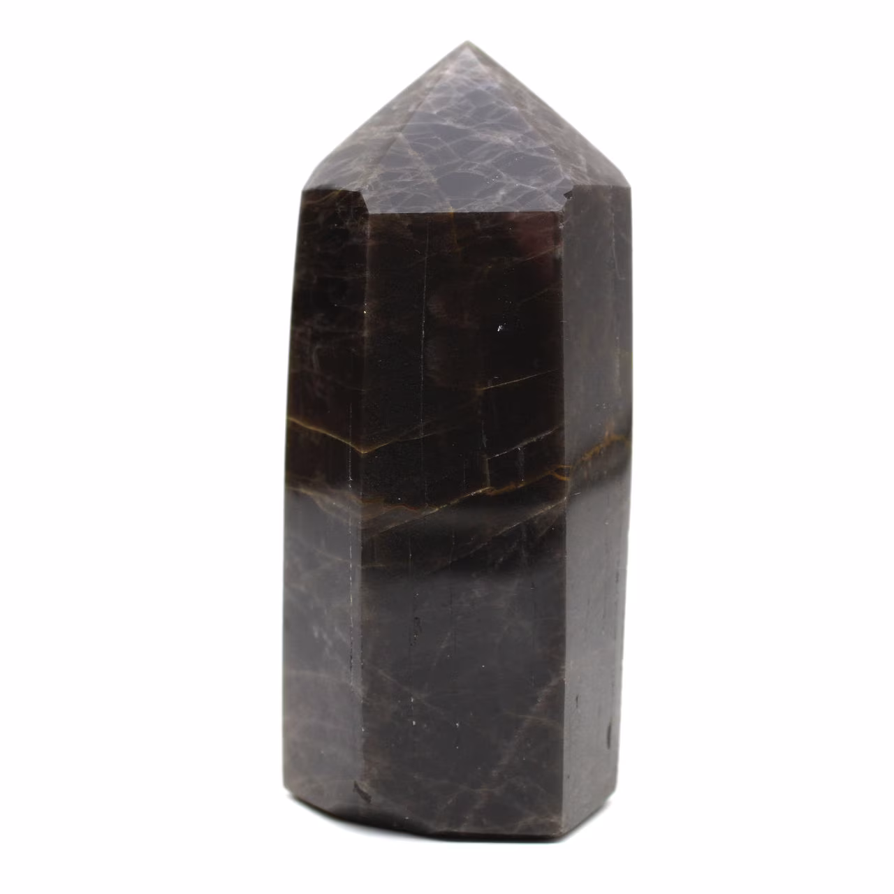 Prisme poli en microcline