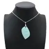 Pendentif amazonite en forme de flamme - 0