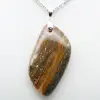 Pendentif flamme en jaspe orbiculaire - 2