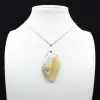 Pendentif flamme en jaspe orbiculaire - 0