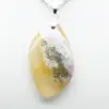 Pendentif flamme en jaspe orbiculaire - 2