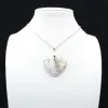 Pendentif coeur en jaspe orbiculaire - 0